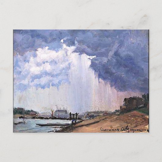 Stormy Day, mooi kunstschilderij Briefkaart (Voorkant)