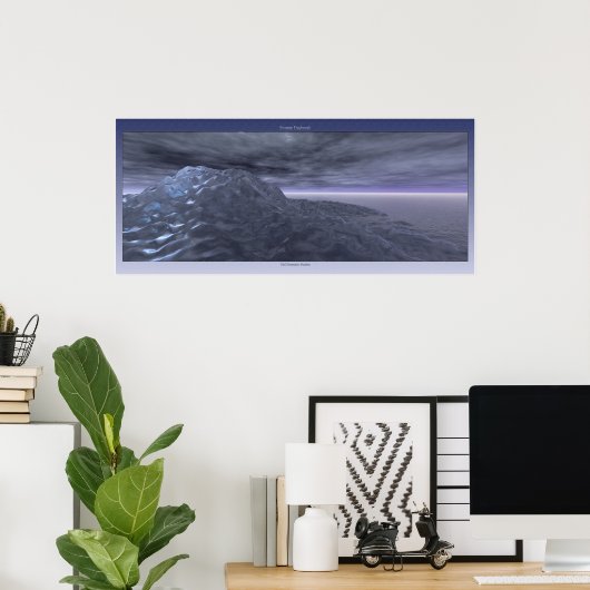 Stormy Daybreak Poster (Thuiskantoor)