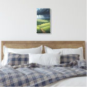 Stormy Europe Canvas Muurkunst Afdruk (Insitu (Slaapkamer))