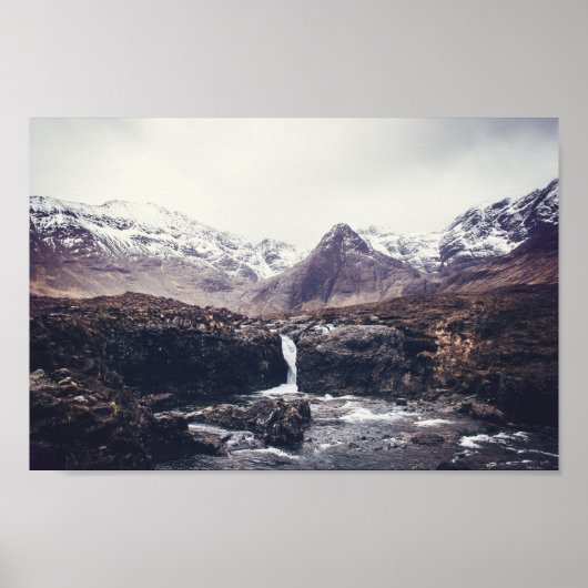 Stormy Fairy Pools | POSTER (Voorkant)