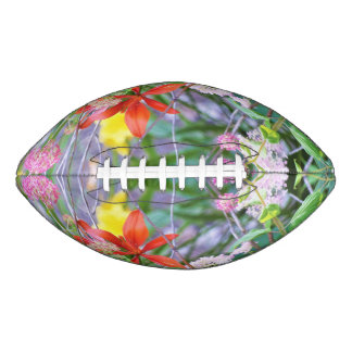 Stormy Garden Landscape with Hydrangea and Lilies American Football