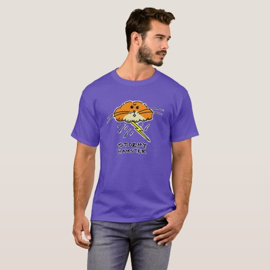 Stormy Hamster T-shirt (Voorkant volledig)