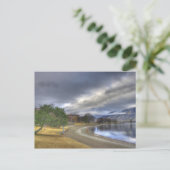 Stormy Herfst vanmiddag bij het strand Briefkaart (Staand voorkant)