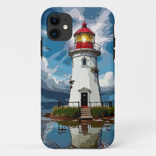 Stormy Lighthouse - Navigatietoren Case-Mate iPhone Case