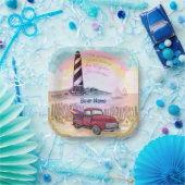 Stormy Lighthouse Truck Papieren Bordje (Feest)