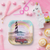 Stormy Lighthouse Truck Papieren Bordje (Feest)