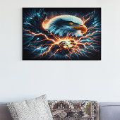 Stormy Majesty Eagles Poster