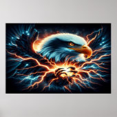 Stormy Majesty Eagles Poster (Voorkant)