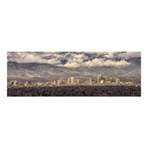 Stormy Morning over Reno Foto Afdruk
