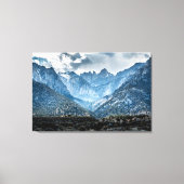 Stormy Mt. Whitney uit Alabama Hills Canvas Afdruk (Voorkant)