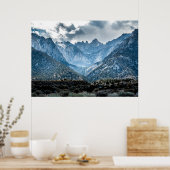 Stormy Mt. Whitney uit Alabama Hills Matte Poster (Keuken)