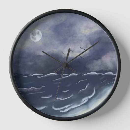 Stormy night ocean  (Voorkant)