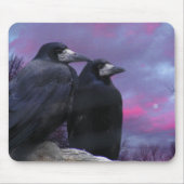 Stormy Night Ravens Muismat (Voorkant)