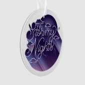 Stormy Nights Acrylversier Ornament (voorkant)