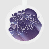 Stormy Nights Acrylversier Ornament (voorkant)