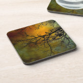 Stormy ochtend met drie onderzetters set (Linkerzijde)