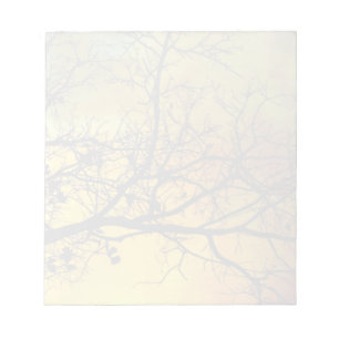 Stormy ochtend met gedempt notitieblok