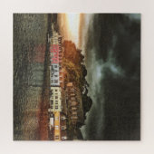 Stormy Portree Isle of Skye Scotland reizen Legpuzzel (Horizontaal)
