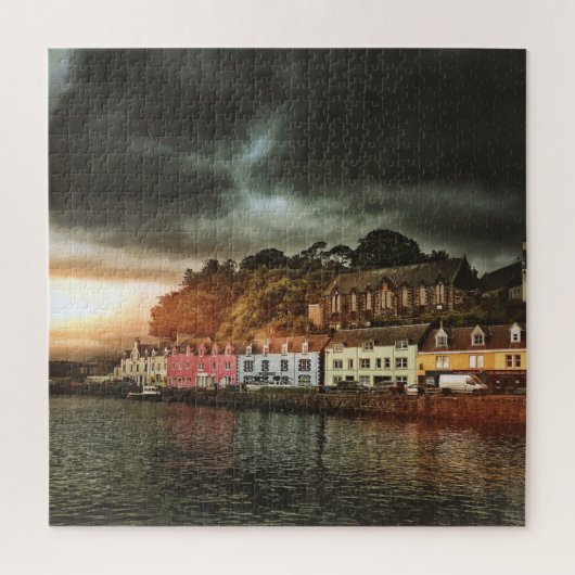 Stormy Portree Isle of Skye Scotland reizen Legpuzzel (Verticaal)