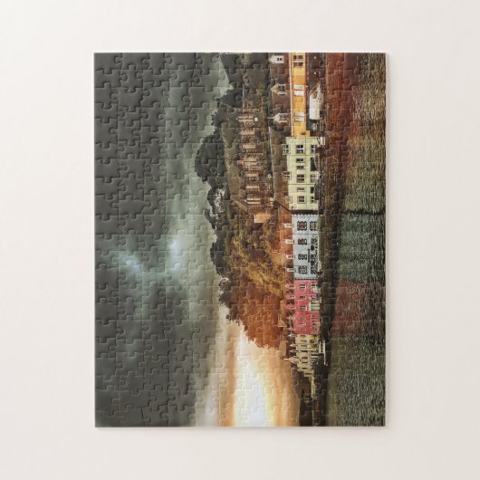 Stormy Portree Isle of Skye Scotland reizen Legpuzzel (Verticaal)