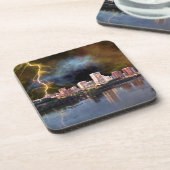 Stormy Richmond Skyline Bier Onderzetter (Linkerzijde)