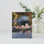 Stormy Richmond Skyline Briefkaart (Staand voorkant)