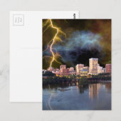Stormy Richmond Skyline Briefkaart (Voorkant / Achterkant)