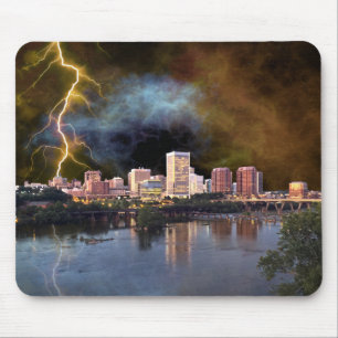 Stormy Richmond Skyline Muismat