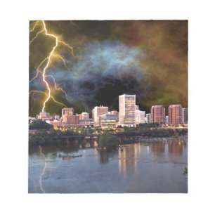 Stormy Richmond Skyline Notitieblok