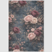 Stormy Roses  Tissuepapier (Voorkant)