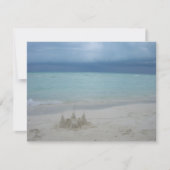 Stormy Sandcastle Beach Landscape Photo (Voorkant)