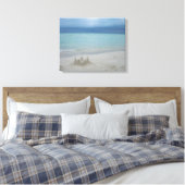 Stormy Sandcastle Beach Landscape Photo Canvas Afdruk (Insitu (Slaapkamer))