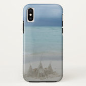 Stormy Sandcastle Beach Landscape Photo Case-Mate iPhone Case (Achterkant)