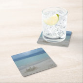 Stormy Sandcastle Beach Landscape Photo Kartonnen Onderzetters (Insitu)