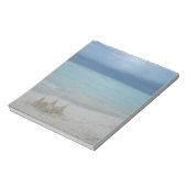 Stormy Sandcastle Beach Landscape Photo Notitieblok (Linkerzijde)