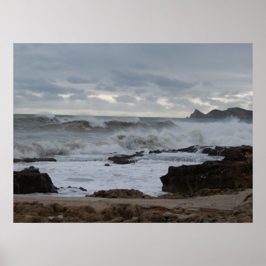Stormy Sea Poster (Voorkant)