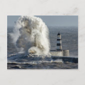Stormy Seas at Roker Briefkaart (Voorkant)