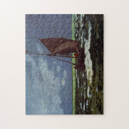 Stormy Seascape Monet Fine Art Legpuzzel