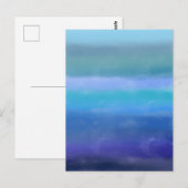 Stormy Skies Abstracte Kunst Briefkaart (Voorkant / Achterkant)