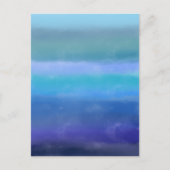 Stormy Skies Abstracte Kunst Briefkaart (Voorkant)