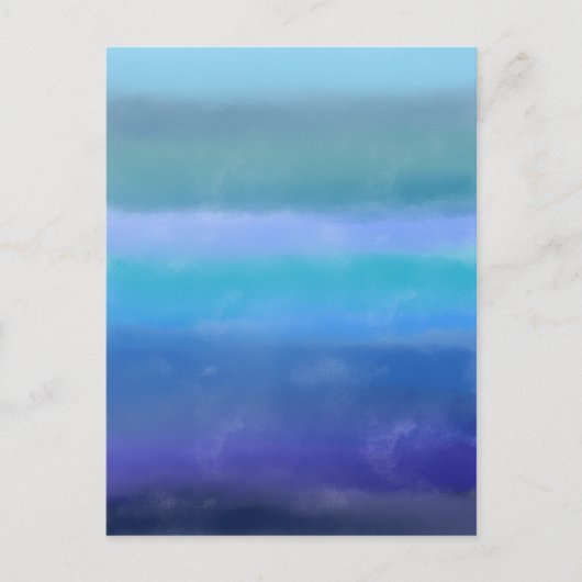 Stormy Skies Abstracte Kunst Briefkaart (Voorkant)