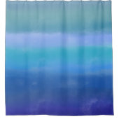 Stormy Skies Abstracte Kunst Douchegordijn (Voorkant)