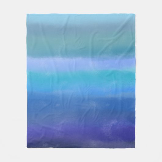 Stormy Skies Abstracte Kunst Fleece Deken (Voorkant)
