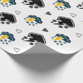 Stormy Skies: Cloud & Thunder inpakpapier. Cadeaupapier (Hoek)