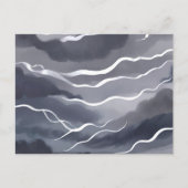 Stormy Skies | Donkere Waterverf Briefkaart (Voorkant)