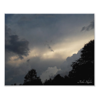 Stormy Skies Foto Afdruk