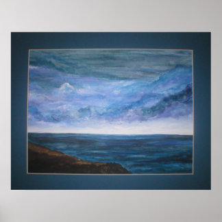 Stormy Skies op canvas Poster