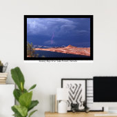 Stormy Skies over Lake Powell, Nevada Poster (Thuiskantoor)