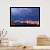 Stormy Skies over Lake Powell, Nevada Poster (Keuken)