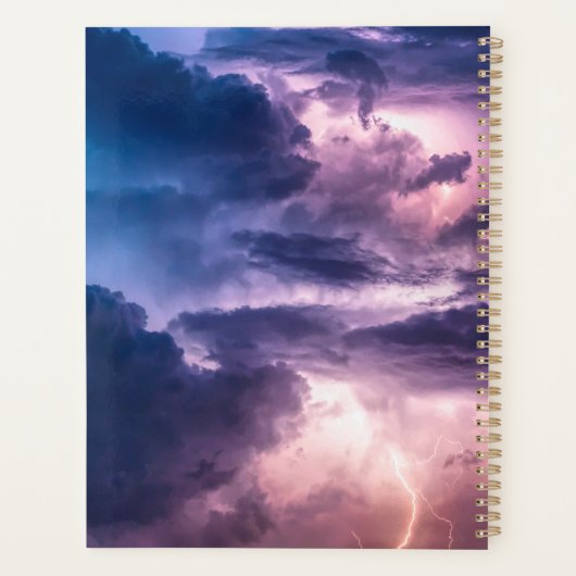 Stormy Skies Planner (Achterkant)